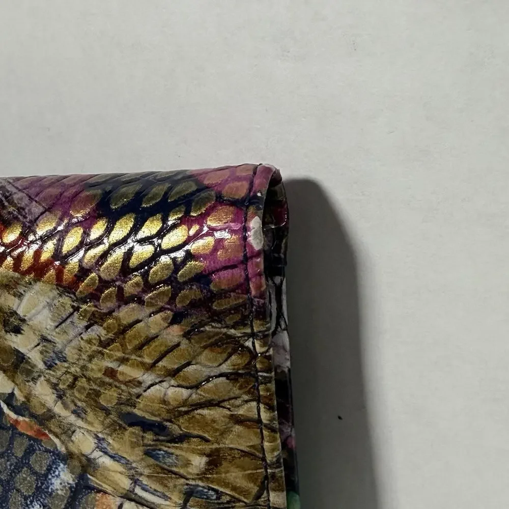 Brahmin Melbourne ADY Slim Bifold Leather Wallet METAMORPHOSIS Multicolor